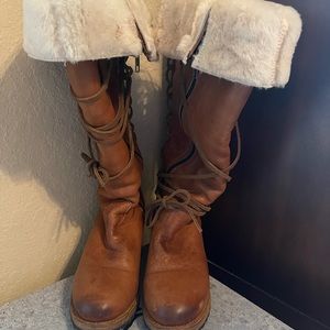Fur lined Freebird boots
